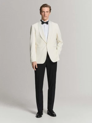 Spodnie smokingowe slim fit czarny - Mężczyzna - - MANGO MAN