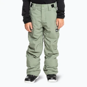 Spodnie snowboardowe dziecięce Quiksilver Estate sea spray Zielony