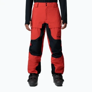 Spodnie snowboardowe męskie Columbia Winter District super sonic / black Czerwony