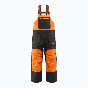 Spodnie snowboardowe męskie ThirtyTwo Basement Bib black/orange