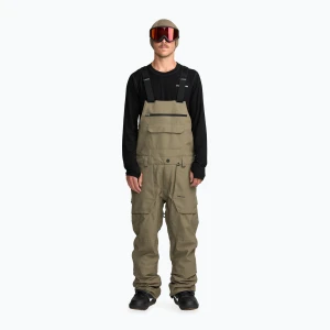 Spodnie snowboardowe męskie Volcom Roan Bib Overall military