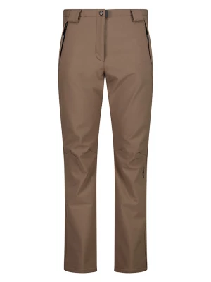 CMP Spodnie softshellowe w kolorze jasnobrązowym rozmiar: 36