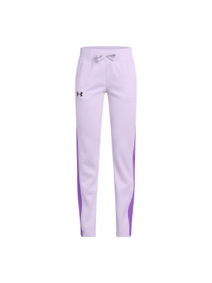 Spodnie sportowe dziewczęce Under Armour Armour Fleece Pants - fioletowe