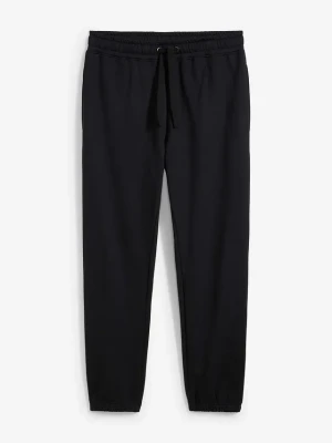 Spodnie sportowe loose fit BonPrix czarny