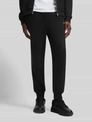 Spodnie sportowe o kroju regular fit z czystej bawełny model ‘DAYOTE232’ HUGO