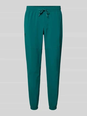 Spodnie sportowe o kroju regular fit z nadrukiem z logo model ‘Vibe’ Under Armour