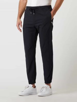 Spodnie sportowe o kroju regular fit ze wstawkami w kontrastowym kolorze model ‘Nollo’ Windsor
