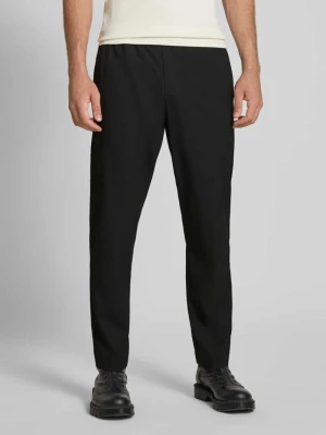 Spodnie sportowe o kroju relaxed fit z elastycznym pasem jack & jones