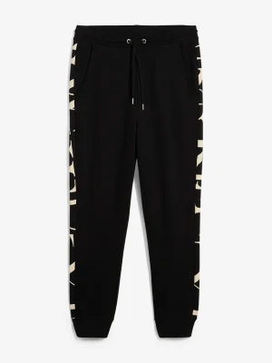 Spodnie sportowe, regular fit BonPrix czarny