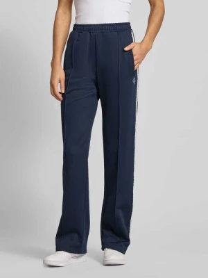 Spodnie sportowe typu track pants z prostą nogawką Review