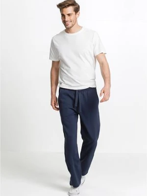 Spodnie sportowe z miękką warstwą spodnią i równym dołem bonprix