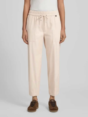 Spodnie sportowe z mieszanki wiskozy z elastycznym pasem Marc Cain