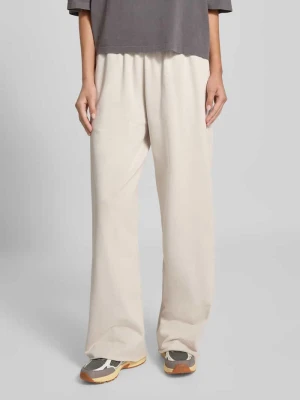 Spodnie sportowe ze zrolowanym brzegiem i elastycznym pasem Karo Kauer