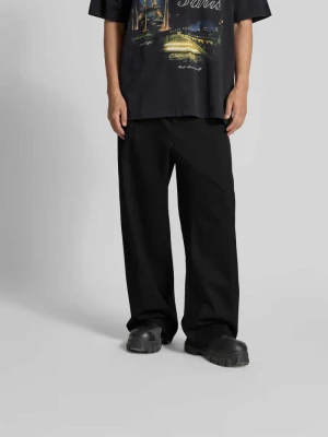 Spodnie Straight Fit z mieszanki żywej wełny Vetements Czarny
