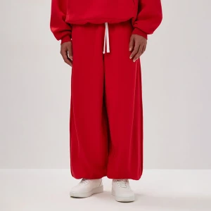 Spodnie super baggy fit czerwone House