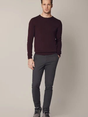 Spodnie Szare Chino z Bawełną Monaco Lancerto