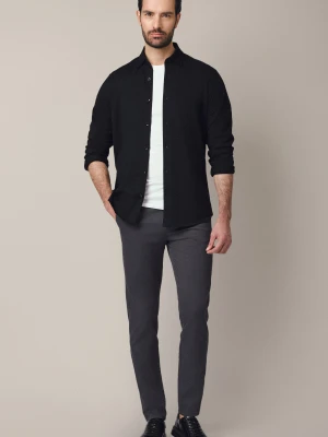 Spodnie Szare Chino z Elastycznym Pasem z Bawełną Mikkeli Lancerto