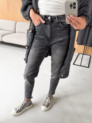 Spodnie Szare Mom Fit High Waist XL ClothStore