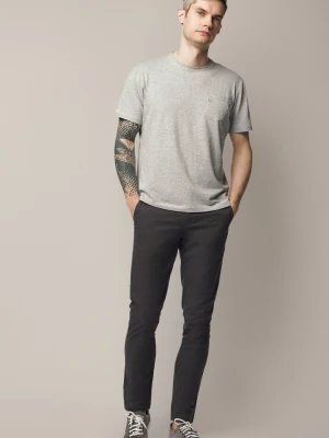 Spodnie Szare z Bawełną Chino Nelson Lancerto