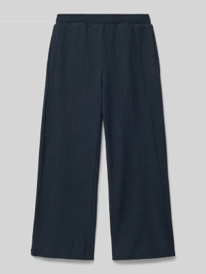 Spodnie szerokie o kroju regular fit z cieniowanej przędzy Tom Tailor
