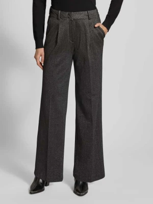 Spodnie szerokie o kroju regular fit z dodatkiem bawełny Tom Tailor