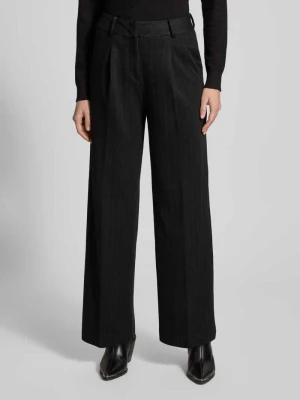 Spodnie szerokie o kroju regular fit z dodatkiem bawełny Tom Tailor