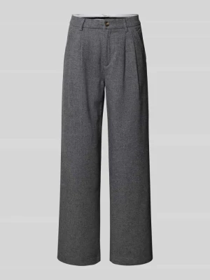 Spodnie szerokie o kroju regular fit z dodatkiem wełny model ‘SIA’ Pepe Jeans