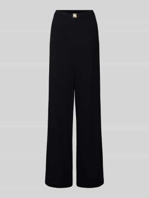 Spodnie szerokie z czystej wiskozy model ‘DOUBLE B’ Boss