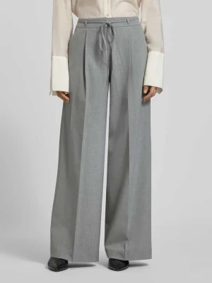 Spodnie szerokie z dodatkiem wiskozy model ‘HAMINDE’ HUGO