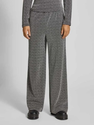 Spodnie szerokie z elastycznym pasem model ‘JINA’ Pieces