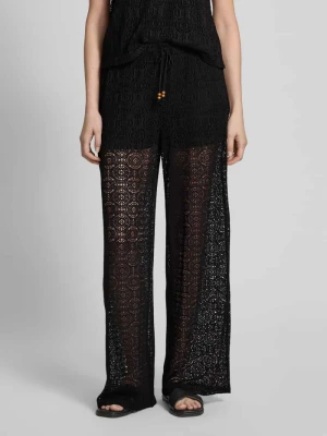 Spodnie szerokie z koronki model ‘MAYA’ Vero Moda