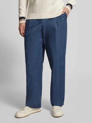 Spodnie szerokie z mieszanki bawełny model ‘PAT’ Boss