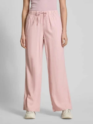 Spodnie szerokie z mieszanki wiskozy i lnu model ‘CARO’ Only
