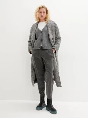 Spodnie sztruksowe Balloon Fit z bawełny organicznej bonprix