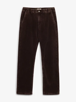 Spodnie sztruksowe classif fit, straight BonPrix brązowy