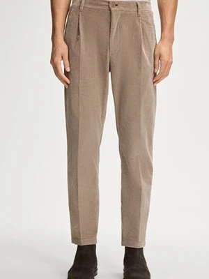 Spodnie sztruksowe Lead w kolorze beżowym Joop