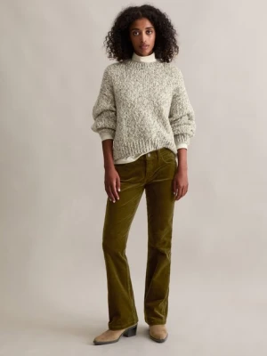 Spodnie sztruksowe model Nella bootcut Marc O'Polo černá
