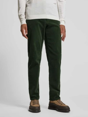 Zdjęcie produktu Spodnie sztruksowe o kroju regular fit z bawełny ekologicznej Christian Berg Men