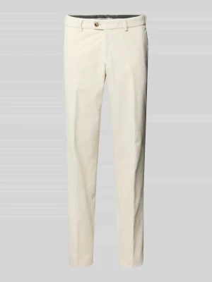 Spodnie sztruksowe o kroju regular fit z bocznymi kieszeniami model ‘PARMA’ hiltl