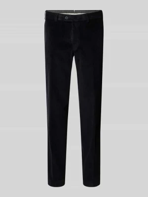 Spodnie sztruksowe o kroju regular fit z bocznymi kieszeniami model ‘PARMA’ hiltl