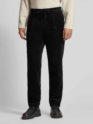Spodnie sztruksowe o kroju regular fit z mieszanki bawełny model ‘LEROY’ Selected Homme