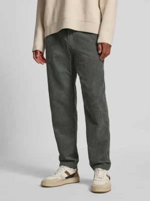 Spodnie sztruksowe o kroju relaxed fit z czystej bawełny model ‘BELSBO JOGGER’ Marc O'Polo