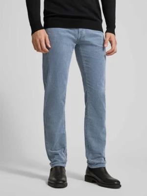 Spodnie sztruksowe o kroju slim fit model ‘Laval’ Pierre Cardin