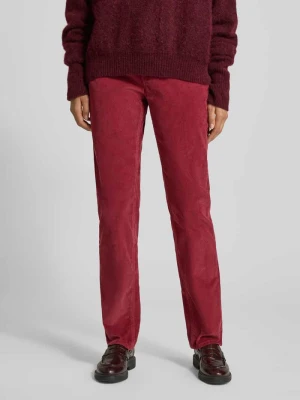 Spodnie sztruksowe o kroju slim fit z 5 kieszeniami model ‘Carola’ BRAX
