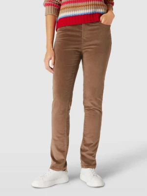 Spodnie sztruksowe o kroju slim fit z dodatkiem streczu model ‘Style.Mary’ BRAX