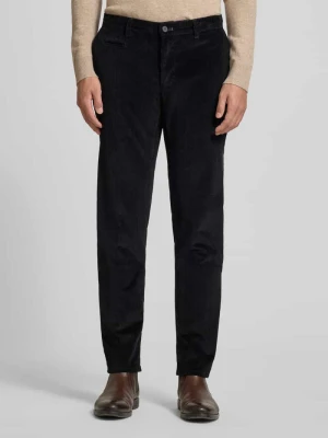 Spodnie sztruksowe o kroju slim fit z kieszeniami z tyłu model ‘Fabio’ BRAX