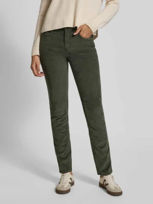 Spodnie sztruksowe o kroju slim fit z mieszanki bawełny model ‘Mary’ BRAX