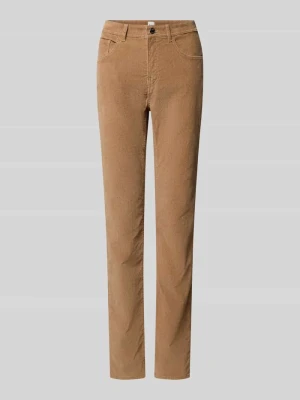 Spodnie sztruksowe o kroju slim fit z mieszanki bawełny model ‘Mary’ BRAX