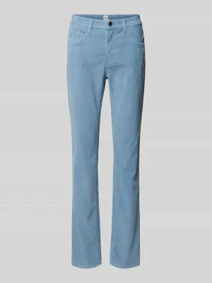 Spodnie sztruksowe o kroju slim fit z mieszanki bawełny model ‘Mary’ BRAX