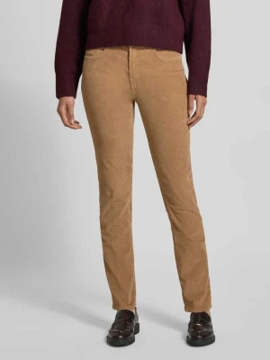 Spodnie sztruksowe o kroju slim fit z mieszanki bawełny model ‘Mary’ BRAX